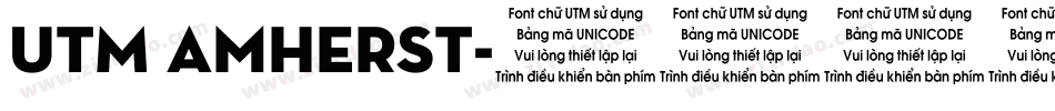 UTM Amherst字体转换